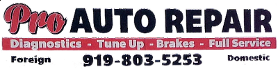 Pro Auto Repair - Raleigh | Automotive Services | Logo