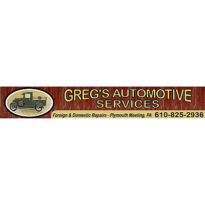 Greg's Automotive Services - Plymouth Meeting | Automotive Services | Logo