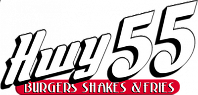 Hwy 55 Burgers Shakes & Fries - Apex | Restaurants Near Me | Logo