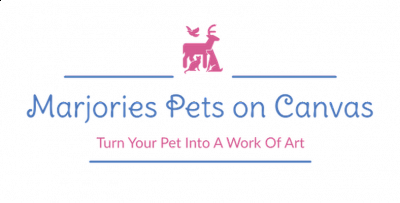 Marjories Pets on Canvas - SHEPHERDSVILLE | Art & Museums | Logo