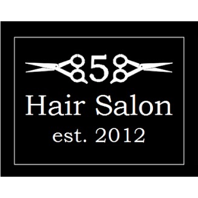 858-HAIR - Platte City | Salons & Nails | Logo