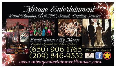 Mirage Entertainment ,DJ,MC - Modesto | Venues | Logo