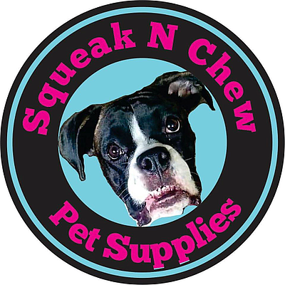 Squeak N Chew Pet Supplies - Fruita | Pets | Logo