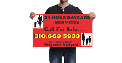 24 Hour Daycare Services - Compton | Baby & Kids | Logo