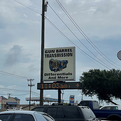 Gun Barrel Transmissions Inc. - Gun Barrel City | Hotels & Travel | Logo
