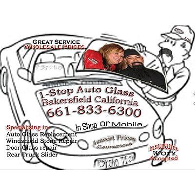 1 Stop Auto Glass - Bakersfield | Automotive Services | Logo