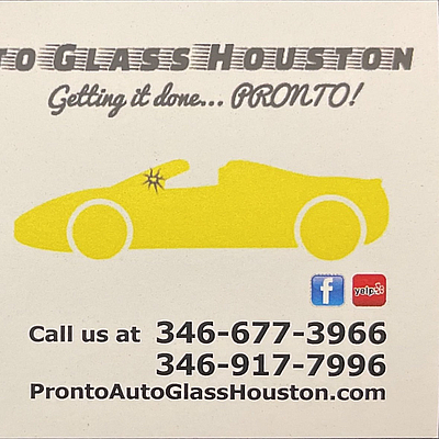Pronto Auto Glass Houston - Houston | Automotive Services | Logo
