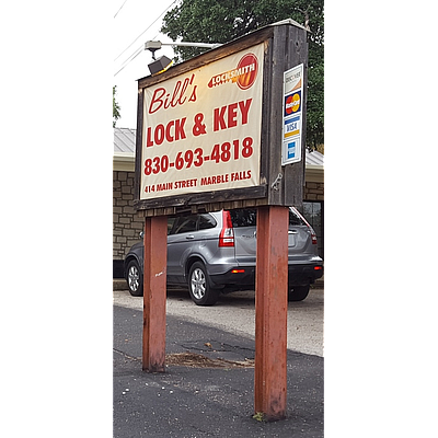 Bill's Locksmith Service LLC - Marble Falls | Home Services | Logo